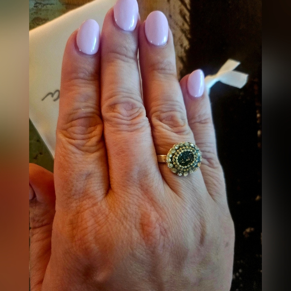 Unique Silver & Resin Ring - Picture 10 of 11